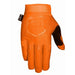 FIST orange Stocker glove with four-way stretch spandex upper and single layer Clarino palm, touchscreen compatible fingertips, and adjustable closure for a secure fit