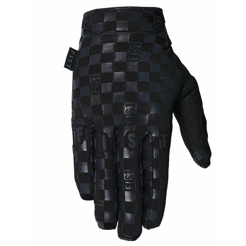FIST Blackout Frosty Chequer Gloves with weather-resistant windblock upper and Clarino palm for maximum grip and touchscreen compatibility
