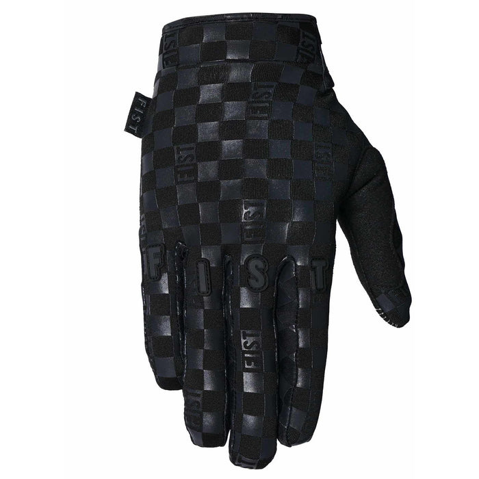 FIST Blackout Frosty Chequer Gloves with weather-resistant windblock upper and Clarino palm for maximum grip and touchscreen compatibility