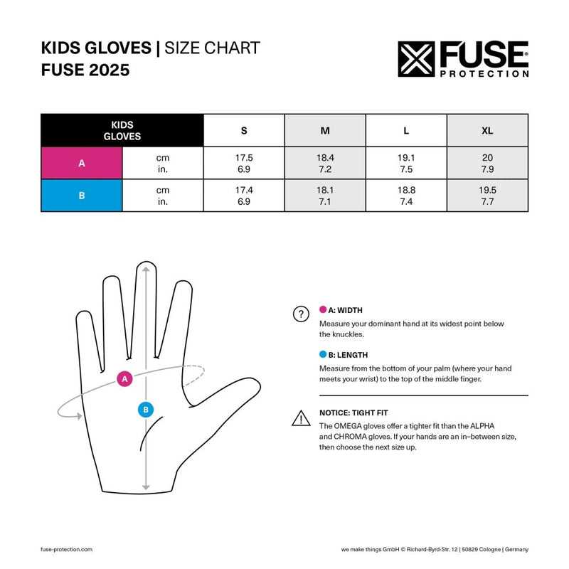 FUSE ALPHA CHAMPS YOUTH Gloves