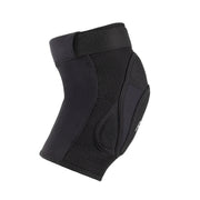 Black and white Fuse Alpha Classic Knee Pad with breathable Duratex neoprene, EVA foam padding, and anti-bacterial lining.