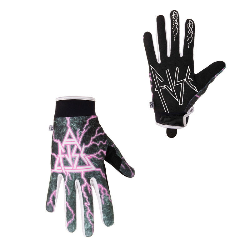 FUSE CHROMA GLOVE - HYSTERIA with vibrant design, slim fit, and durable Clarino palm material.