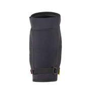 Black and red FUSE DELTA KNEE PAD made of breathable Duratex neoprene with memory foam and adjustable straps for durability and comfort.