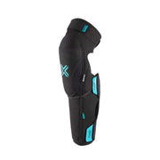 FUSE Echo 100 Knee Pad combo in black and blue with perforated neoprene and Cordura outer layer, featuring SAS-TEC impact foam and adjustable straps.