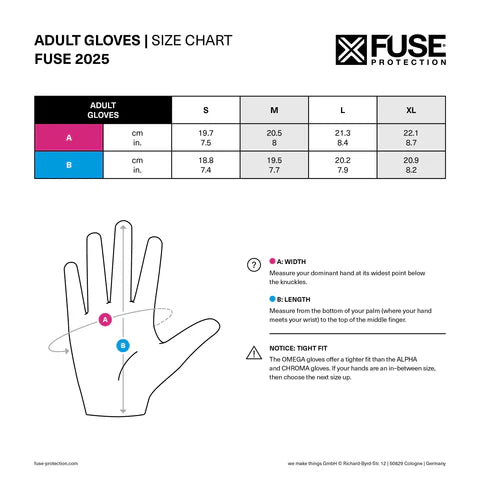 Fuse Adult Gloves