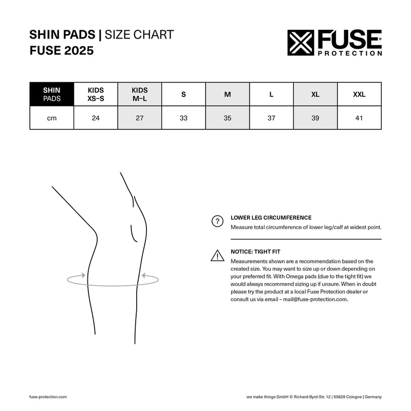 FUSE ALPHA CLASSIC EVO Shin Pad