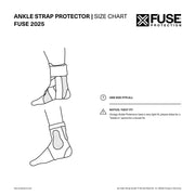 FUSE Omega PRO Ankle Guard with neoprene and EVA foam protection, black/yellow.