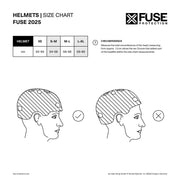 Fuse Alpha Helmet Matt Neon Green with high impact ABS shell, EPS foam, quick release strap, and optional padding for custom fit and comfort