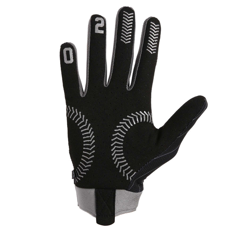FUSE OMEGA GLOVE - Ballpark black/silver, strapless design with breathable upper and durable Clarino palm material.