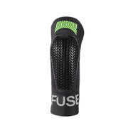FUSE OMEGA POCKET KNEE PAD with ultra-lite SAS-TEC foam and black/yellow design.