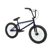 Gloss blue Fiend BMX "Type O-" 2022 BMX bike with 20-inch wheels and sturdy 4130 CrMo frame designed for BMX tricks.