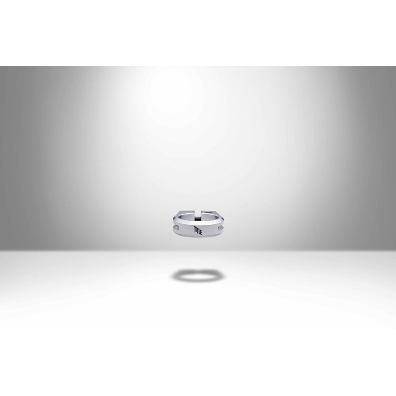 Chrome polished aluminum MTB clamp seat clamp suitable for various mountain bike sizes and styles