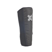 Black FUSE Alpha Classic Shin Pad with durable Cordura front and protective nylon hard shield