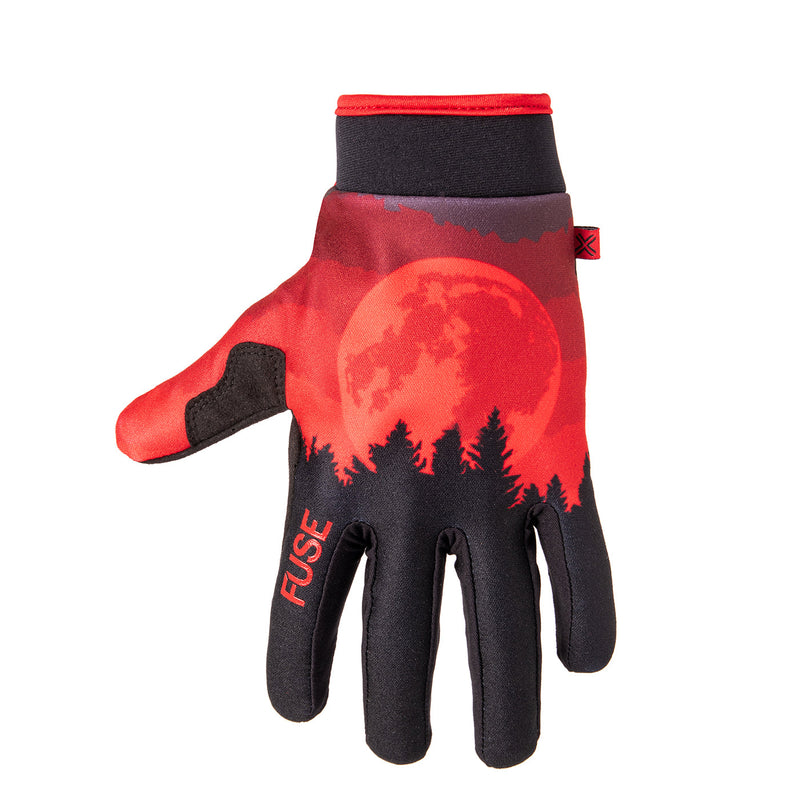 FUSE CHROMA GLOVE - BLOOD MOON with vibrant red design and durable materials.