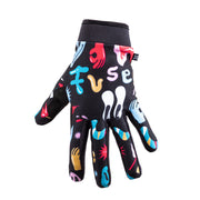 FUSE CHROMA GLOVE - Crazy Snake pattern, vibrant colors, durable Clarino palm.