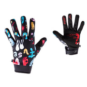 FUSE CHROMA GLOVE - CRAZY SNAKE with vibrant design and durable Clarino palm material.
