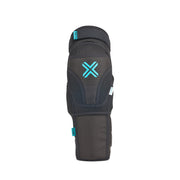 FUSE Echo 75 Knee Pad Combo with black and blue design, featuring durable Rip Stop Cordura, SAS-TEC foam for impact absorption, and adjustable straps.