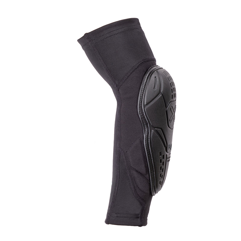 FUSE NEOS Elbow Pads with FLEX SHIELD foam, lightweight and breathable design for maximum protection in BMX and MTB sports.