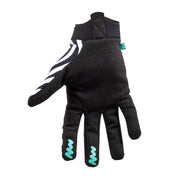 FUSE OMEGA GLOVE - SONAR with breathable upper, neoprene sleeve, durable Clarino palm, and strapless design for optimal performance.