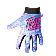 FUSE OMEGA GLOVE - Turbo Blue Splash with Clarino palm and strapless design.