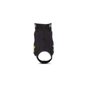 FUSE Omega PRO Ankle Guard with neoprene and EVA foam padding in black and yellow, rear puller visible.