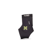 FUSE Omega PRO Ankle Guard, black/yellow, EVA foam padding, neoprene, Achilles tendon protection.