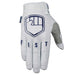 FIST Grey Strapped Trackie Gloves with stretch twill spandex, Clarino palm, touchscreen fingers, and adjustable closure for lightweight performance