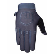 FIST grey Stocker glove with breathable four-way stretch spandex upper and single layer Clarino palm, touchscreen fingertips, and adjustable closure.