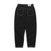 HEAVIES CLASSIC BLACK JEANS with baggy fit, high waist, five pockets, and tapered legs.