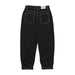 HEAVIES Classic Black Jeans with baggy fit and tapered leg opening.