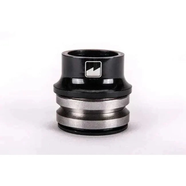 MERRITT LOW TOP HEADSET black and silver bike component for high head tubes with low clearance