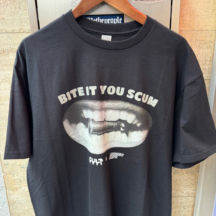 Cult X Buddy MFG “BITE IT”  T-Shirt