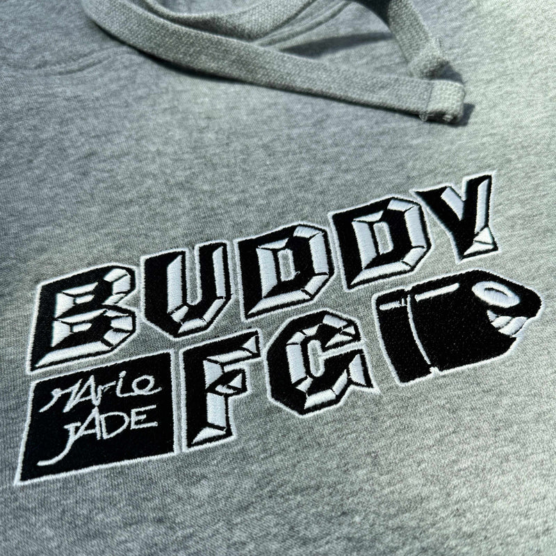 People's Store MARIE JADE  X BUDDY MFG  PATCH HOODED SWEATER