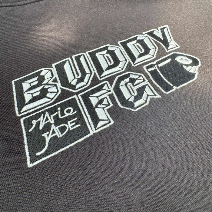 People's Store MARIE JADE  X BUDDY MFG  PATCH HOODED SWEATER