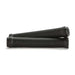 Black flangeless Merritt Itsy Grip bike handlebar grips with soft Kraton rubber and insert bar ends.