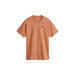 Brown Vans T-shirt with left chest logo on plain background