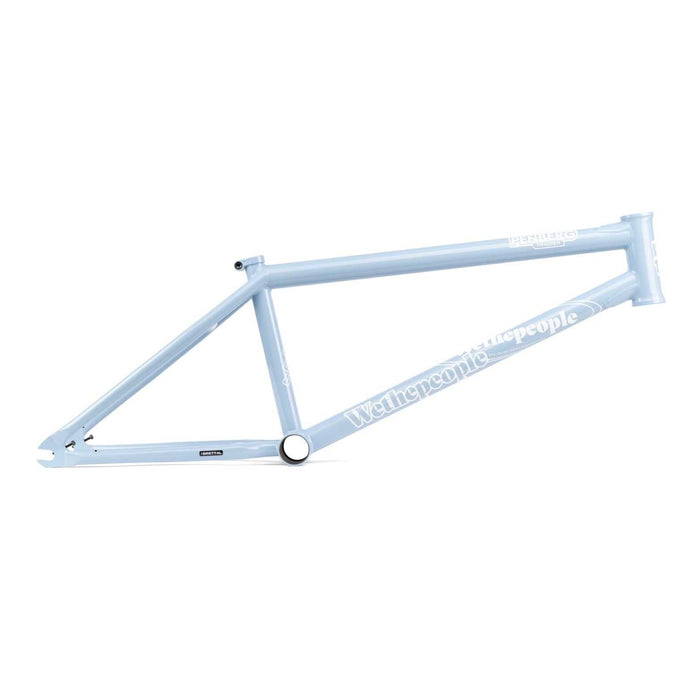 Wethepeople Trigger Frame BMX bike frame in light blue with adaptive geometry and durable 4130 crmo tubing design