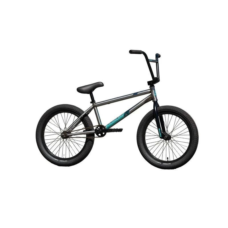 SUNDAY FORECASTER SILVA 20" chromoly BMX bike with Odyssey components and black tires isolated on white background