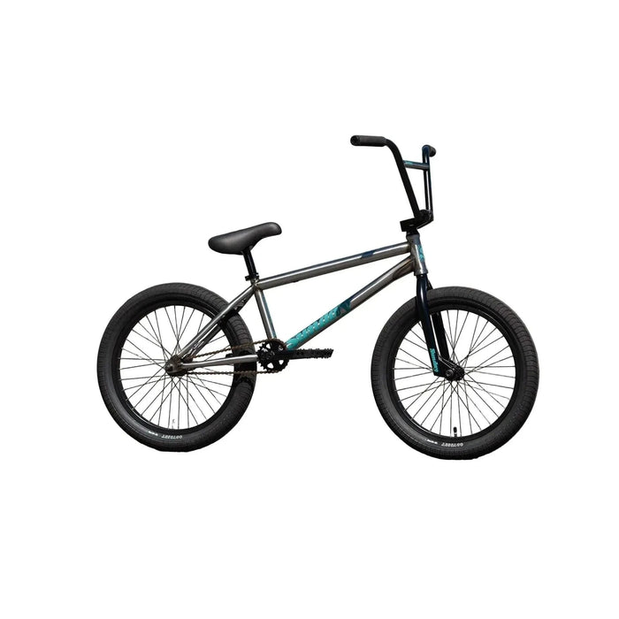 SUNDAY FORECASTER SILVA 20" chromoly BMX bike with Odyssey components and black tires isolated on white background