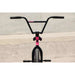 Front view of Sunday Street Sweeper BMX bike with black handlebars and pink head tube in matte finish