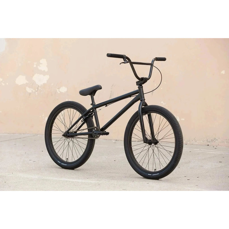 Black SUNDAY MODEL C 24-inch BMX bike with Odyssey parts and pro-style geometry.