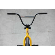 Sunday EX Arteaga 20 inch BMX bike with matte mustard chromoly frame and black handlebars.