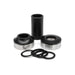 FIEND MID SIZE bottom bracket set with sealed R12 bearings, alloy bearing cones, internal tube spacer, and crank arm spacers for precise chain alignment