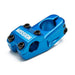 Blue MISSION CONTROL TOPLOADER stem made of 6061 aluminum with a 50mm reach and 32mm rise for bicycles