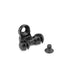 MISSION Dual Cable Stop with single screw and included cable stop and screw for bike brake mounts, black compact design.