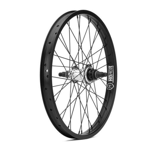 MISSION HONOR black freecoaster rear bicycle wheel with spokes and hub