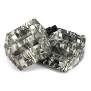Camouflage MISSION IMPULSE PEDALS with 12 traction pins, nylon composite body, and chromoly steel spindle for superior bike grip