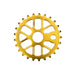 MISSION NEXUS SPROCKET gold bicycle sprocket with 25 teeth and cutout design