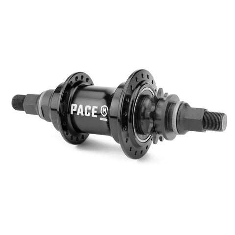 MISSION PACE FREECOASTER HUB with 6061-T6 aluminum shell, chromoly axle, sealed bearings, 36 spoke holes, and left or right-hand drive options.