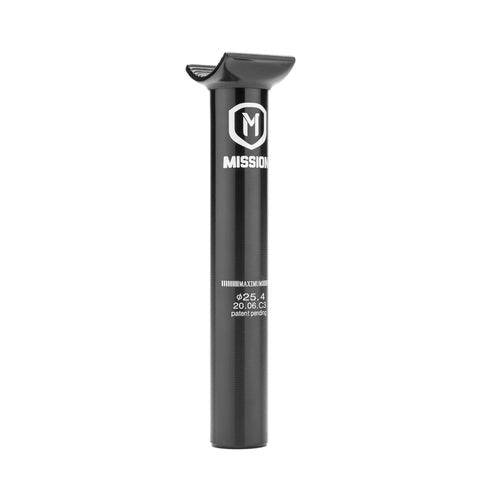 MISSION PIVOTAL SEAT POST 150mm long 25.4mm diameter lightweight 6061 aluminum compatible with Pivotal and Stealth seats